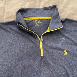 Polo by Ralph Lauren Men's Charcoal and Yellow Performance Jacket A19